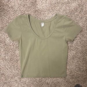 BP Olive Crop Top